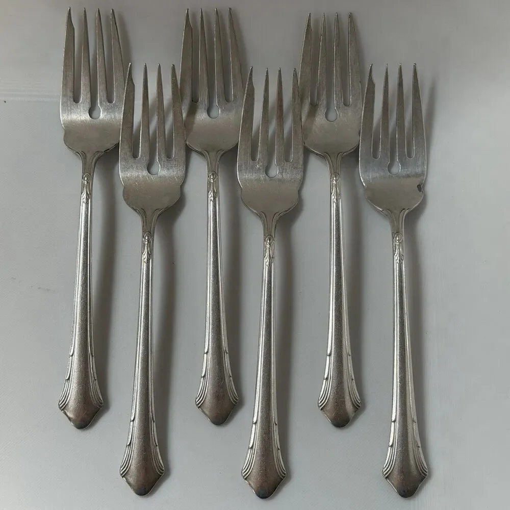 16pc Gorham Lady Caroline Flatware Set Silverplate 1933 Forks Spoons Knives